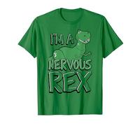 Disney Pixar - Nervous Rex Men's Crew Neck Camiseta Kelly Green XL