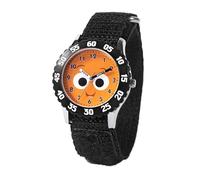 Disney Pixar - Reloj Buscando a Nemo para niños de 3 a 7 años, con esfera de personaje Nemo, gran regalo para niños, cara fácil de leer, bisel negro y correa de nailon negro, compra y obtén 1 reloj