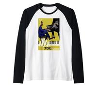 Disney Pixar Soul Joe Live Jazz Poster Camiseta Manga Raglan