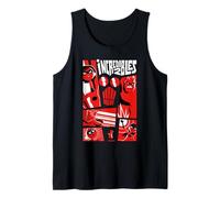 Disney Pixar The Incredibles 2 Retro Comic Style Collage Camiseta sin Mangas