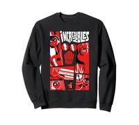 Disney Pixar The Incredibles 2 Retro Comic Style Collage Sudadera