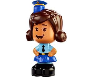 Disney Pixar Toy Story 4 Talking Officer Giggle McDimples, Figura de Personaje de 5.2 Pulgadas en Uniforme y Expresiones faciales cambiantes