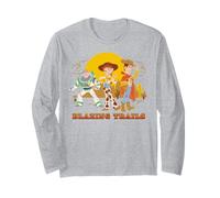 Disney Pixar Toy Story 5 Blazing Trails Buzz Woody & Jessie Manga Larga