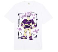 Disney Pixar Toy Story 5 Buzz Lightyear Monochrome Pose Comfort Colors Adult Heavyweight T-shirt