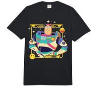 Disney Pixar Toy Story 5 Buzz Lightyear Smiling Pose & Emoji Comfort Colors Adult Heavyweight T-shirt
