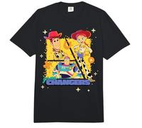 Disney Pixar Toy Story 5 Game Changers Woody Buzz & Jessie Comfort Colors Adult Heavyweight T-shirt