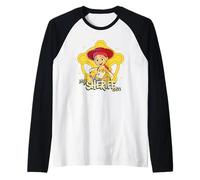Disney Pixar Toy Story 5 Jessie My Sheriff Era Sheriff Badge Camiseta Manga Raglan
