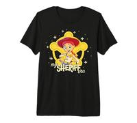 Disney Pixar Toy Story 5 Jessie My Sheriff Era Sheriff Badge Camiseta premium