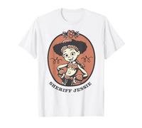 Disney Pixar Toy Story 5 Sheriff Jessie Retro Western Frame Camiseta