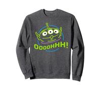 Disney Pixar Toy Story Alien Sudadera, Unisex para Adultos, Jaspeado Oscuro, L