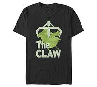 Disney Pixar Toy Story Alien The Claw Organic-Camiseta de Manga Corta, Negro, L Unisex Adulto