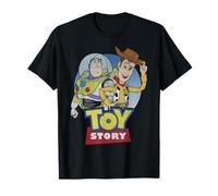 Disney Pixar Toy Story Buzz and Woody Movie Logo Camiseta