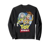 Disney Pixar Toy Story Buzz and Woody Movie Logo Sudadera