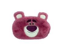 Disney Pixar Toy Story - Neceser de Aseo Lotso - Bolsa de Almacenamiento Rosa de Peluche - Accesorio de Viaje