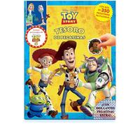 Disney - Pixar Toy Story Tesoro de Pegatinas - Libros de actividades para niños, 350 pegatinas reutilizables, pegatinas brillantes extra, 96 páginas de diversión