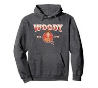 Disney Pixar Toy Story Woody Est. 1999 Big Chest Portrait Sudadera con Capucha, Unisex para adultos, Jaspeado Oscuro, M