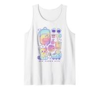 Disney Pixar Turning Red Mei Red Panda Girl Gradient Camiseta sin Mangas