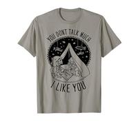 Disney Pixar Up Carl Ellie You Don't Talk Much I Like You Camiseta
