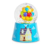Disney Pixar UP House - Mini globo de nieve iluminado con purpurina en espiral para adultos | 3 pulgadas de alto