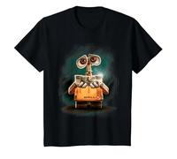 Disney Pixar Wall-E Plant Shoe Night Graphic - Camiseta Camiseta, Niños, Negro, 12 años