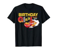 Disney & Pixar's Cars Birthday Girl Lightning Mcqueen Camiseta