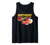 Disney & Pixar's Cars Birthday Girl Lightning Mcqueen Camiseta sin Mangas
