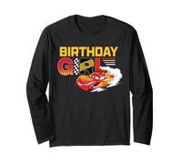 Disney & Pixar's Cars Birthday Girl Lightning Mcqueen Manga Larga