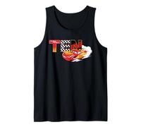 Disney & Pixar's Cars Numbers 10 Tenth 10th Birthday Party Camiseta sin Mangas