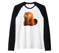 Disney & Pixar's Hoppers Mabel Beaver Big Pose Camiseta Manga Raglan