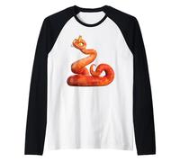Disney & Pixar's Hoppers Reptile Queen Red Snake Big Pose Camiseta Manga Raglan