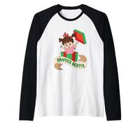 Disney & Pixar's Monsters, Inc. Christmas Boo Santa's Bestie Camiseta Manga Raglan