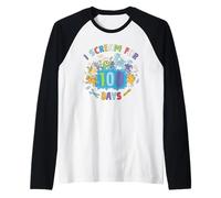 Disney & Pixar's Monsters, Inc. I Scream for 100 Days School Camiseta Manga Raglan