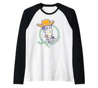 Disney & Pixar's Toy Story 5 Woody Legend of The West Retro Camiseta Manga Raglan