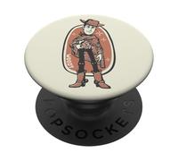 Disney & Pixar's Toy Story 5 Woody with Poncho Retro Western PopSockets PopGrip Adhesivo