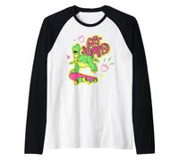 Disney & Pixar's Toy Story Rex Get Stomped Skateboarding Camiseta Manga Raglan