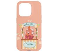 Disney & Pixar's Turning Red Panda Mei Orange Fruit Cute Carcasa para iPhone 15 Pro