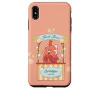 Disney & Pixar's Turning Red Panda Mei Orange Fruit Cute Carcasa para iPhone XS MAX
