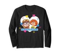 Disney & Pixar's Up Carl & Ellie +1 Valentine's Day Couples Manga Larga