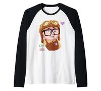 Disney & Pixar's Up Carl Pixel Valentine's Couples Matching Camiseta Manga Raglan