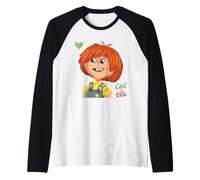 Disney & Pixar's Up Ellie Pixel Valentine's Couples Matching Camiseta Manga Raglan