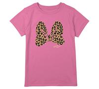 Disney Plus Size Classic Mickey Animal Ears Girls Short Sleeve Tee Shirt, Light Pink
