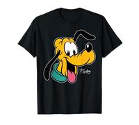Disney Pluto Big Face Retro Character Trip Matching Camiseta