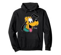 Disney Pluto Big Face Retro Character Trip Matching Sudadera con Capucha