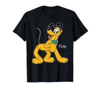Disney Pluto the Dog Retro Character Pose Trip Matching Camiseta