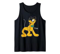 Disney Pluto The Dog Retro Character Pose Trip Matching Camiseta sin Mangas