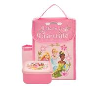 Disney Polar Gear - Bolsa de almuerzo para niñas con caja de aperitivos para niños, suministros de regreso a clases, bolsa de almuerzo aislada para niñas, princesas Rapunzel, Cenicienta, Tiana