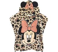Disney Poncho de Toalla para niña Minnie Mouse | Regalo de Bata con Capucha