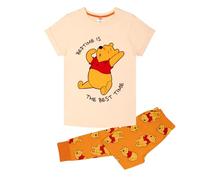 Disney Pooh - Pijama de Manga Corta con Pantalones para Mujer, 100% algodón, Licencia de Winnie The Pooh, Regalo, 44-46