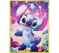 Disney Póster decorativo de pared Serie Cartoon Stitch Live Action Impresión sobre papel Patinata 40 x 30 cm sin marco