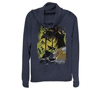 Disney Póster durmiendo Camiseta, Azul Marino, L para Mujer